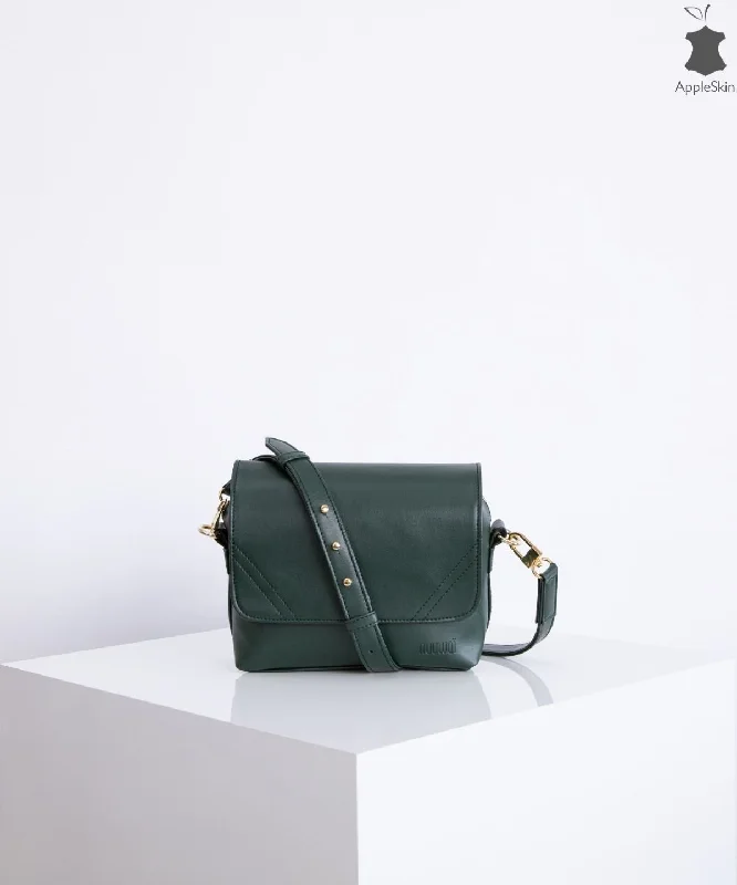 Discounted Designer Bags For Clearance Events nuuwaï - Vegan Crossbody Bag - ELLI EMERALD GREEN Trendy Handbags At Limited-Time Discounts