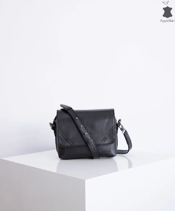 Cozy Chic Promotions nuuwaï - Vegan Crossbody Bag - ELLI NIGHT BLACK Affordable Luxury With Top-Quality Handbags