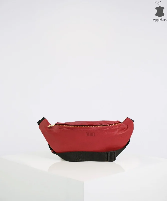 nuuwaï - Vegan Hip Bag - MIKA RED BERRY The Best Handbag Offers Are Here