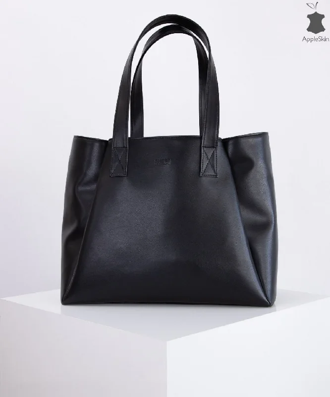 The Latest Trends nuuwaï - Vegan Tote Bag - JUNI NIGHT BLACK Trendy Backpacks, Huge Markdowns