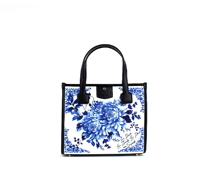 Fashionista Favorites Oasis - Blue Pottery Vegan Canvas Bag Fashion-Forward Bags At Limited-Time Offers