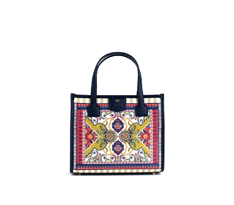 Enjoy Discount Oasis - Brown Kilim Vegan Canvas Bag Premium Handbags At Exclusive Prices