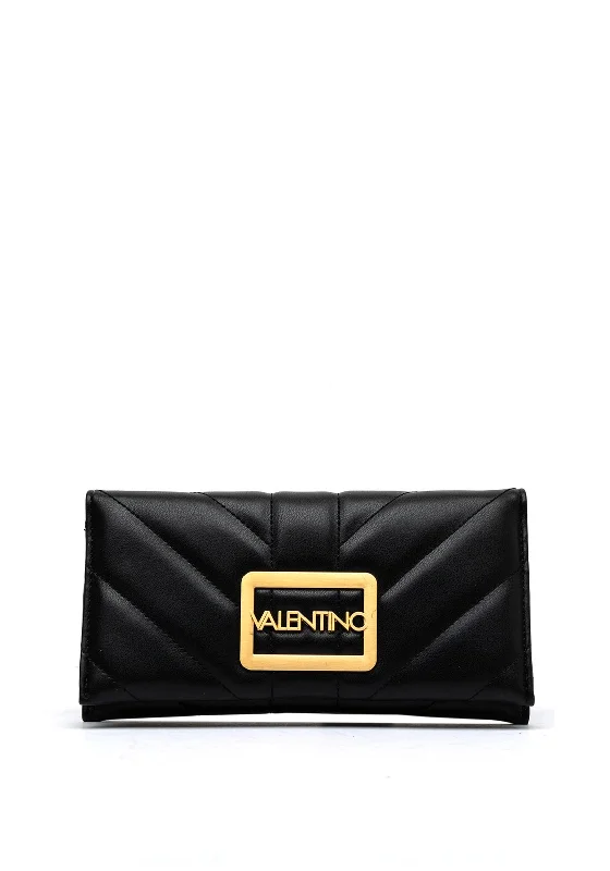 Huge Markdowns Valentino Oaxaca Quilted Large Wallet, Black Chic Bags, Shop Now & Save