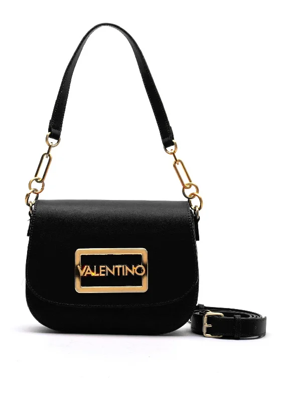 Trend Leading Collection Valentino Princesa Flap Over Shoulder Bag, Black Must-Have Bags With Big Savings