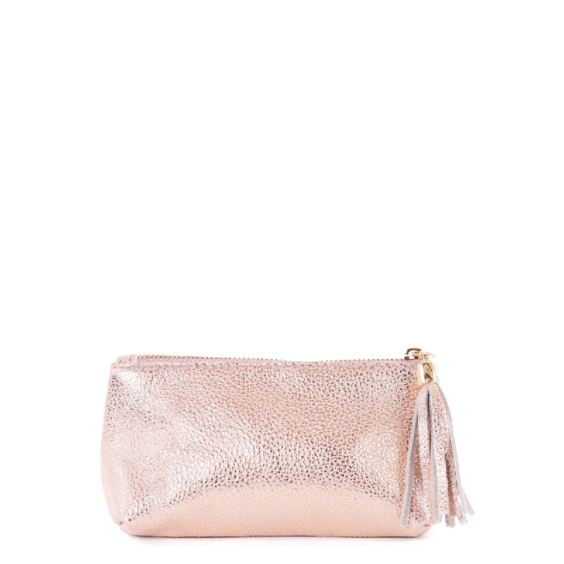Inspired Bags For High-End Fashion Rose Gold Real Leather Mini Clutch Pod Must-Have Bags, Big Discounts