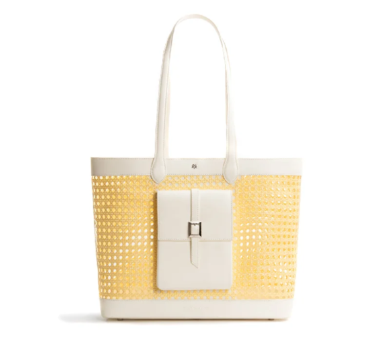 Vintage Bags For Retro And Classic Fashion Lovers St. Tropez - Off White Straw tote Stylish And Functional Bags Now At Reduced Rates