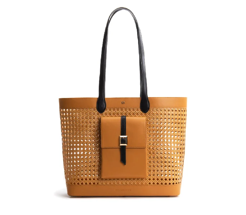 Urban Bags For City Life And Streetwear Fashion St. Tropez - Tan Straw tote Best Deals On Premium And Casual Bags – Act Fast