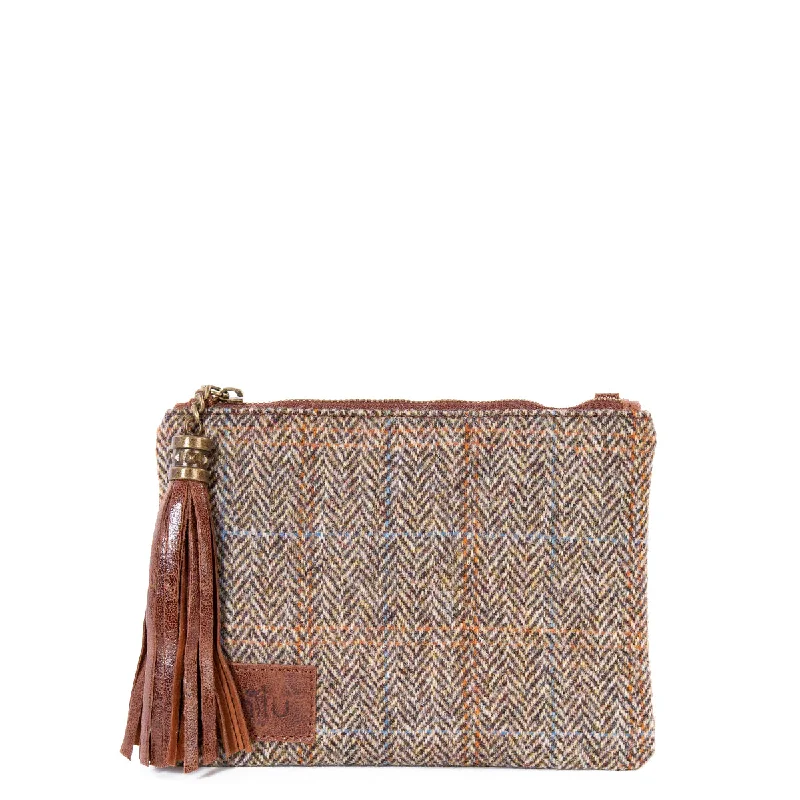 Affordable Bags For Budget Shoppers Tan Harris Tweed Flat Clutch Bag Affordable Luxury With Top-Quality Handbags Affordable Bags For Budget Shoppers Tan Harris Tweed Flat Clutch Bag Affordable Luxury With Top-Quality Handbags