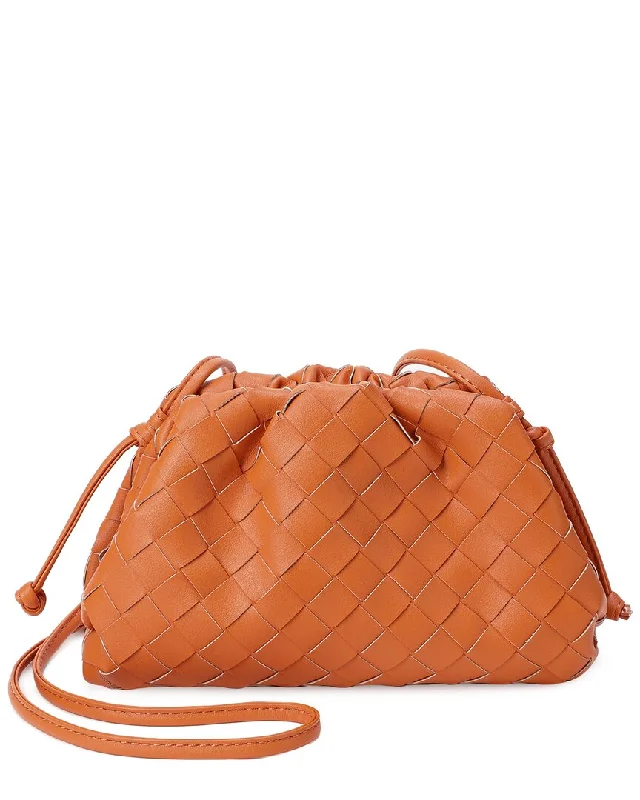 Seize Bargains Tiffany & Fred Woven Leather Crossbody Everyday Handbags At Wallet-Friendly Prices