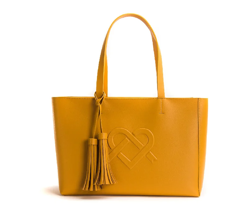 Must Haves Tippi - Mustard Vegan Tote Bag The Perfect Bag Sale Is Here