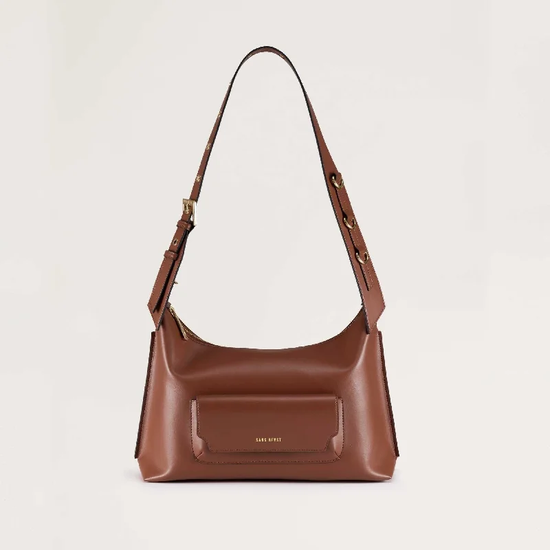 Fashion-Forward Offers Transit Day - Midi Bag - Mahogany AppleSkin Luxury Totes At The Lowest Prices Of The Season