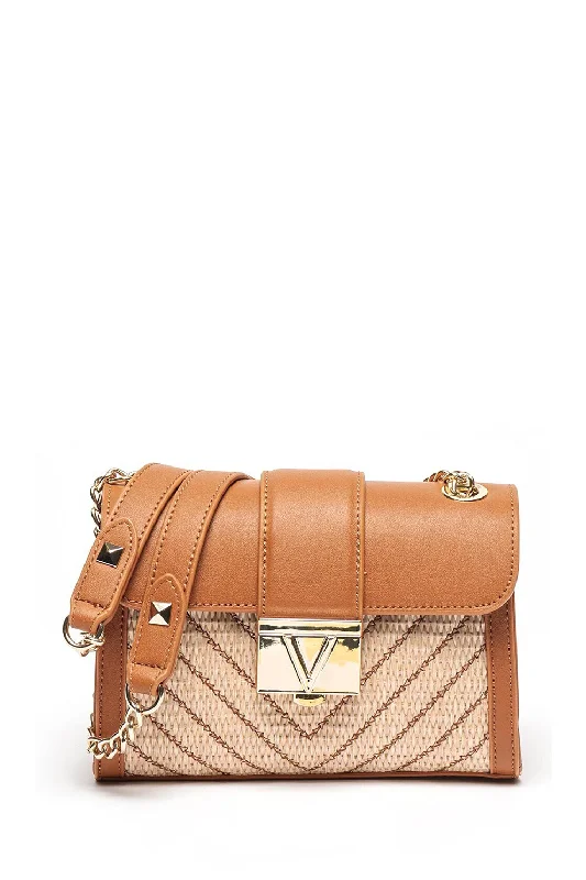 Spring Offer Valentino Tribeca Crossbody Bag, Tan Everyday Handbags At Wallet-Friendly Prices