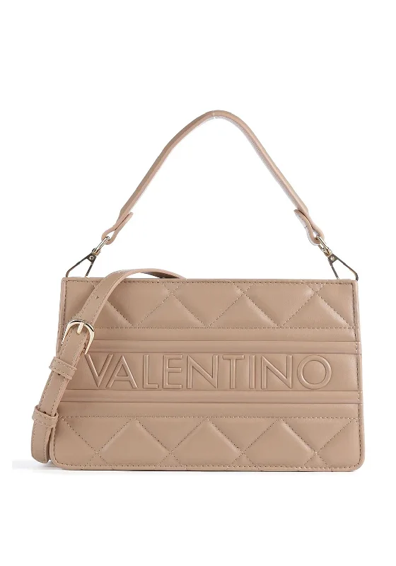 Bag For Luxury Lovers Valentino Ada Quilted Grab Bag, Beige Premium Handbags At Unbeatable Markdowns