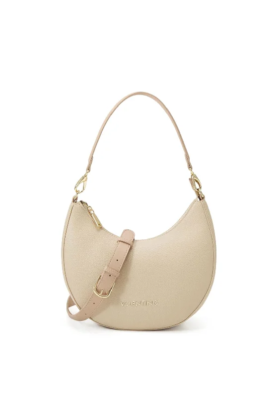 Sustainable Fashion Extravaganza Valentino Alexia Hobo Shoulder Bag, Ecru Shoulder Bags, Best Deals Today