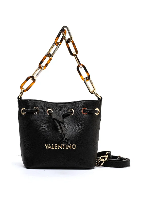 Valentino Bercy Nero Small Bucket Bag, Black Upgrade Your Look With Our Bag Sale
