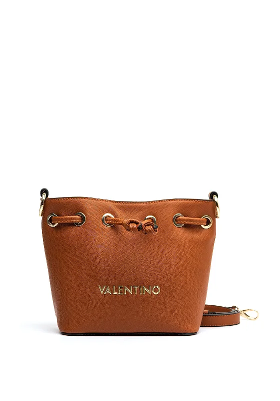 Valentino Bercy Nero Small Bucket Bag, Cuoio Must-Have Bags At Irresistible Discounts