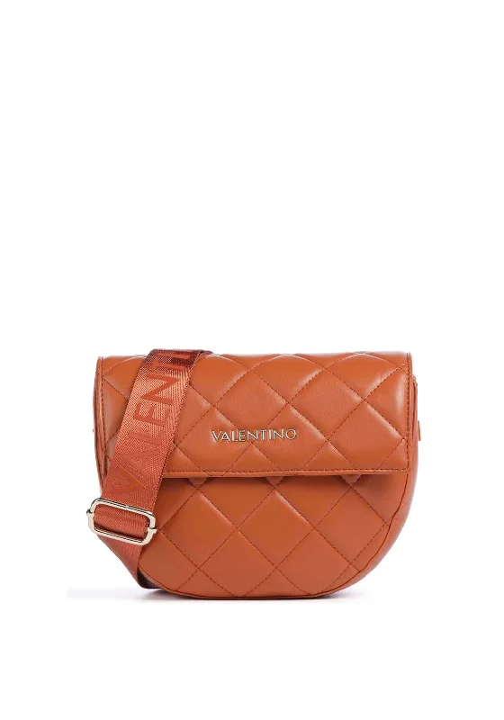 Vibrant Style Promotions Valentino Bigs Quilted Crossbody Bag, Orange Iconic Fashion Bags At Unbeatable Savings