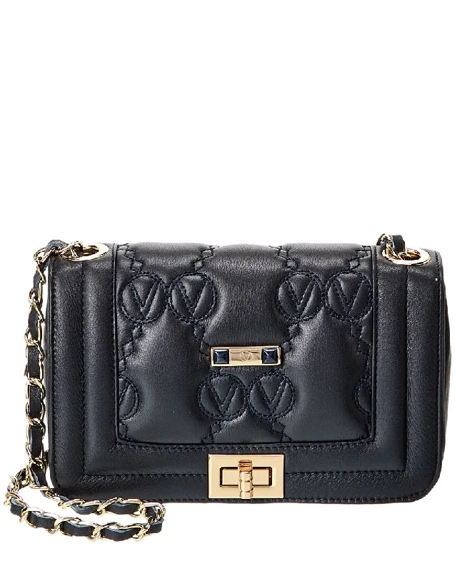 Chic Style Discounts Valentino by Mario Valentino Beatriz Matelasse Leather Shoulder Bag Everyday Handbags At Wallet-Friendly Rates