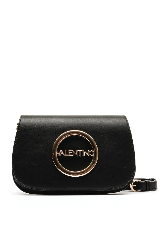 Inspired Bags For Affordable Luxury Valentino Moses Flapover Crossbody Bag, Black Handbag Deals For Every Occasion