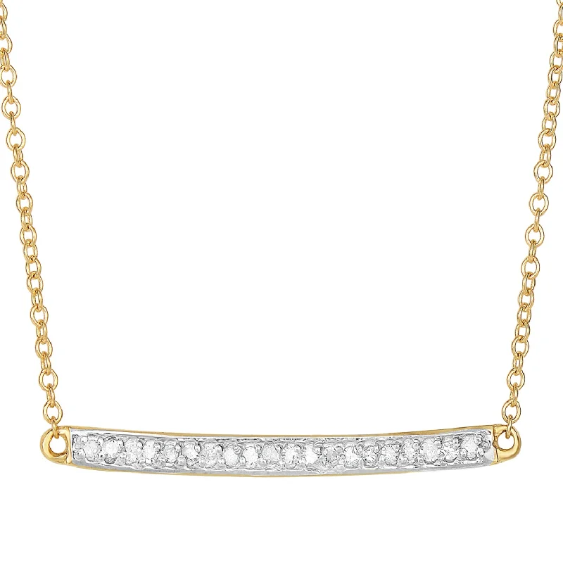 Breathtaking Jewelry, Breathtaking Prices Diamond Bar Pendant
