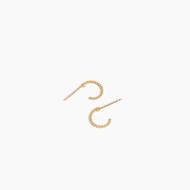 Stunning Statement Jewelry, Unbeatable Discounts Beaded Hoop Studs