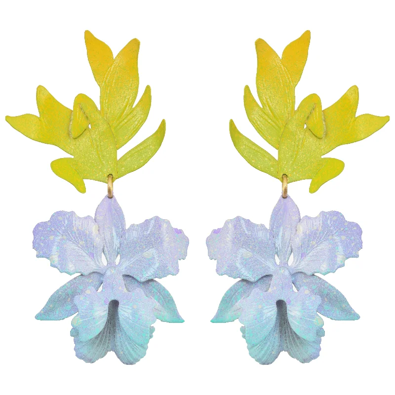 Bohemian-Inspired Jewelry For Free-Spirited Fashion Huahine Orchid Earrings