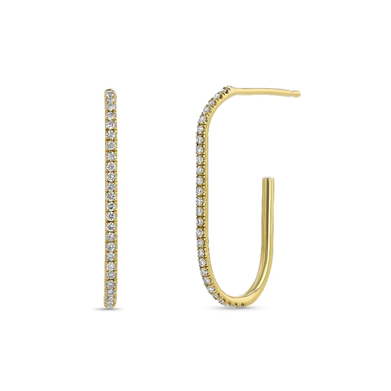 Exclusive Online Jewelry Sale – Don't Wait Pave Medium Link Studs