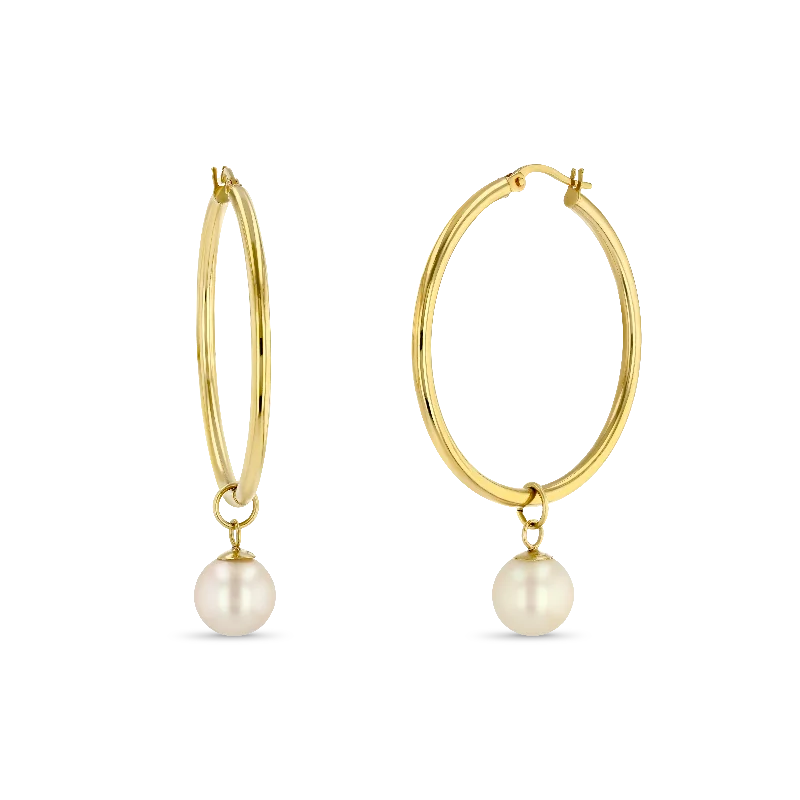 Affordable Luxury Jewelry For Every Occasion Timeless Hoops With Removable Pearl Drop