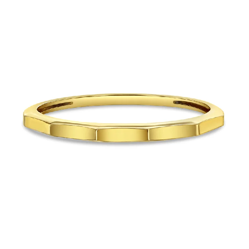 Seasonal Jewelry Sale – Upgrade Your Collection 14k Gold Structured Women's Ring