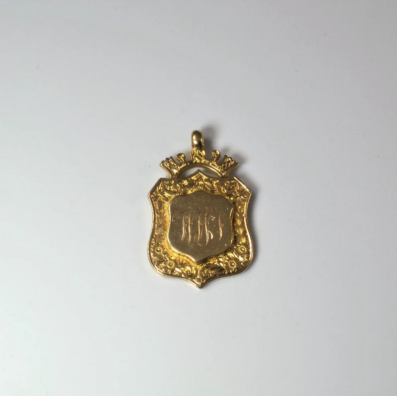 Bohemian-Inspired Jewelry For Free-Spirited Fashion 1897 Victorian Era 9k Antique Signet Pendant |