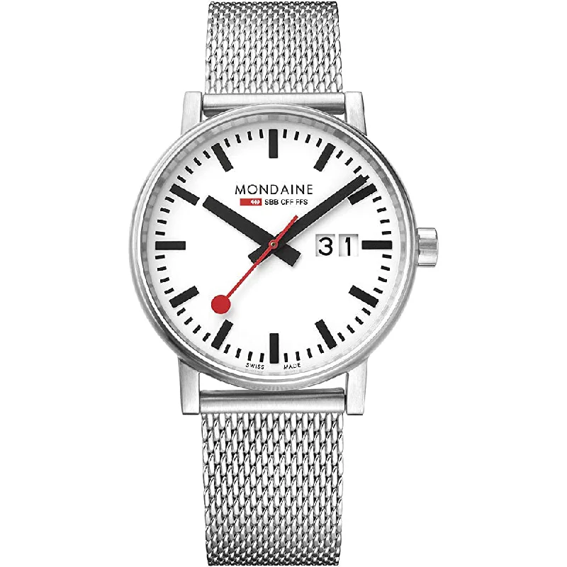 Stunning Jewelry At A Fraction Of The Price Mondaine Official Swiss Railways EVO2 MSE.40210.SM