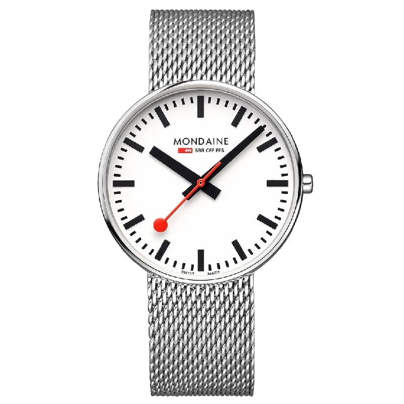 Chic And Stylish Jewelry At Exclusive Prices Mondaine Official Swiss Railways Giant Backlight MSX.4211B.SM