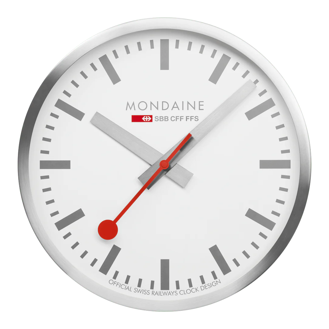 Grab Stylish Jewelry Before The Sale Ends Mondaine Official Swiss Railways Wall Clock A995.CLOCK.17SBV