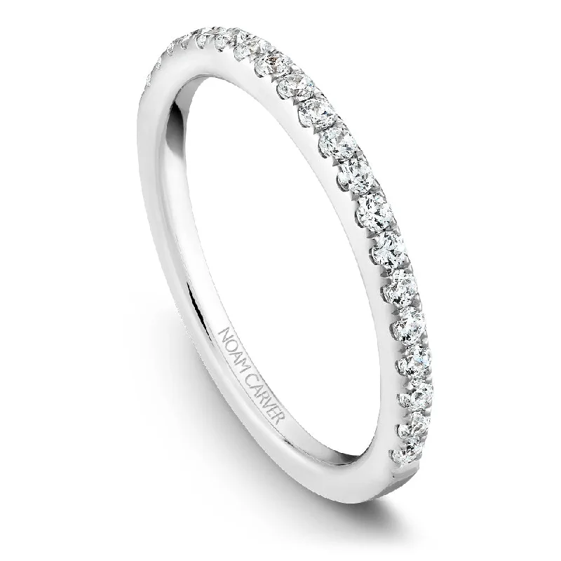 Make Your Outfit Shine With Discounted Jewelry Noam Carver Diamond Wedding Band B027-02B