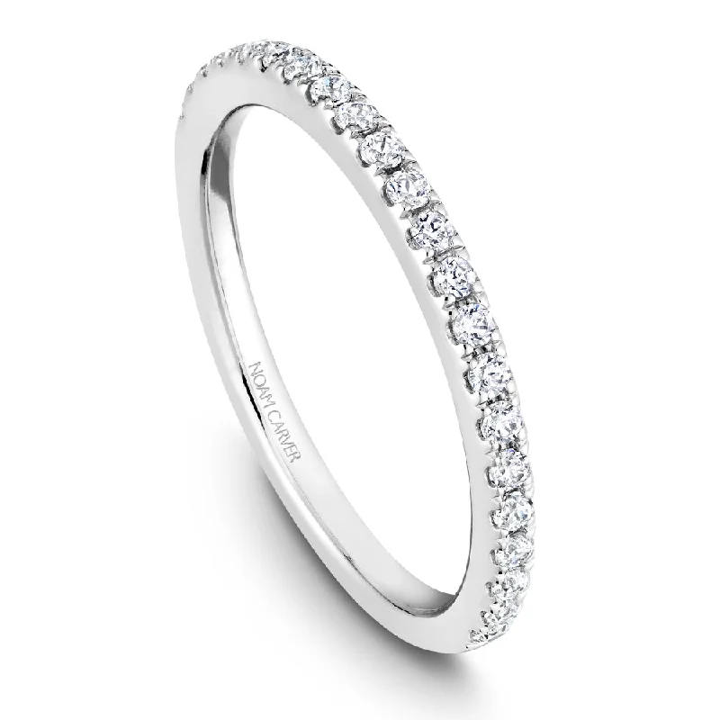 Your Perfect Accessory Now At The Best Price Noam Carver Diamond Wedding Band R046-01B