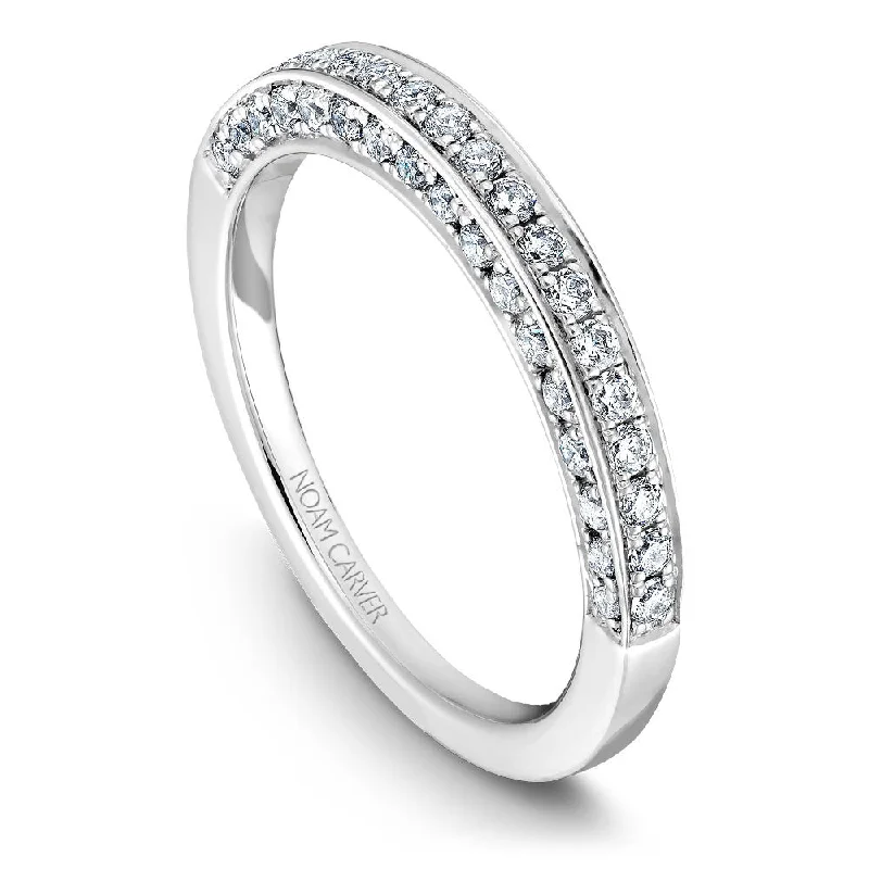 Unlock Unbeatable Jewelry Deals Before They’Re Gone Noam Carver Micro Pavé Diamond Wedding Band B003-02B