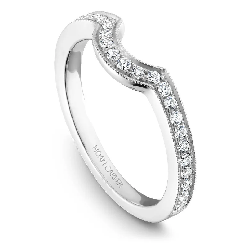 Get The Sparkle You Love At Prices You Adore Noam Carver Micro Pavé Diamond Wedding Band B025-02B