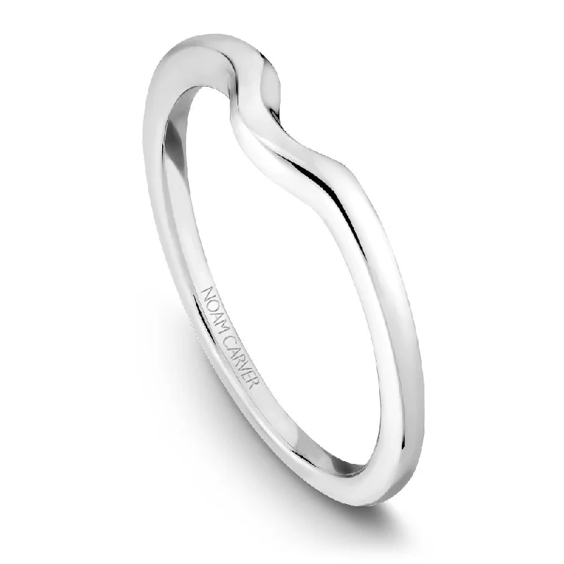 Bohemian-Inspired Jewelry For Free-Spirited Fashion Noam Carver Solitaire Wedding Band B002-02B