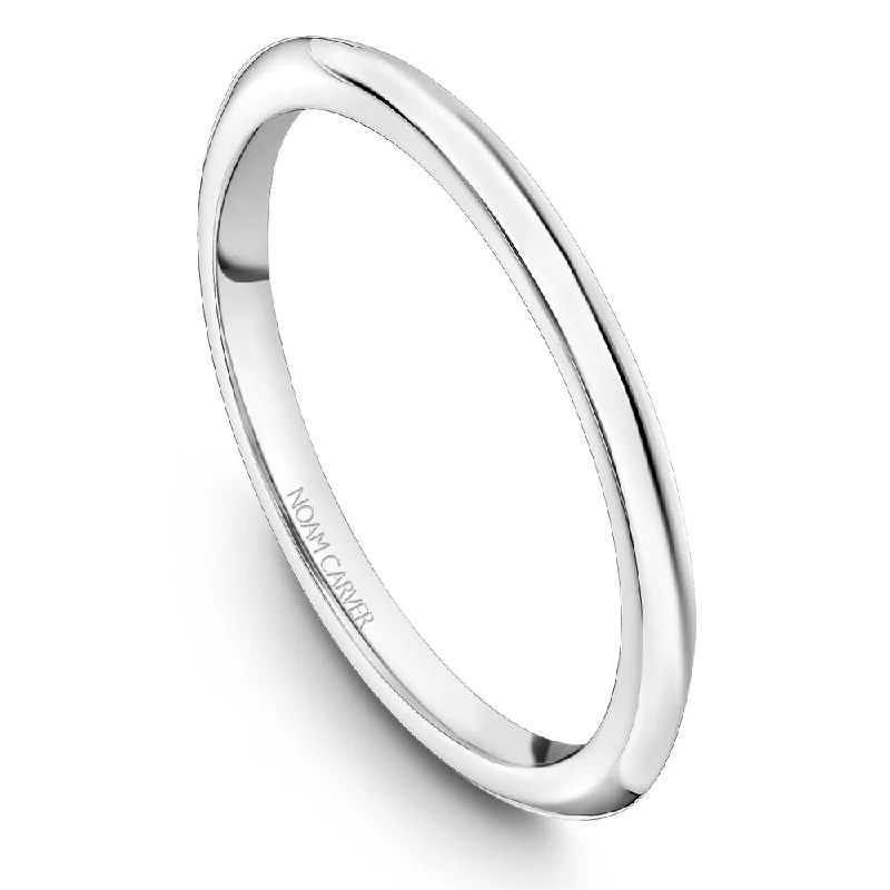 Clearance Sale On High-End Jewelry Collections Noam Carver Solitaire Wedding Band B143-01B