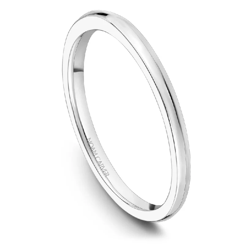 Buy More, Save More On Stunning Jewelry Pieces Noam Carver Solitaire Wedding Band B200-01B