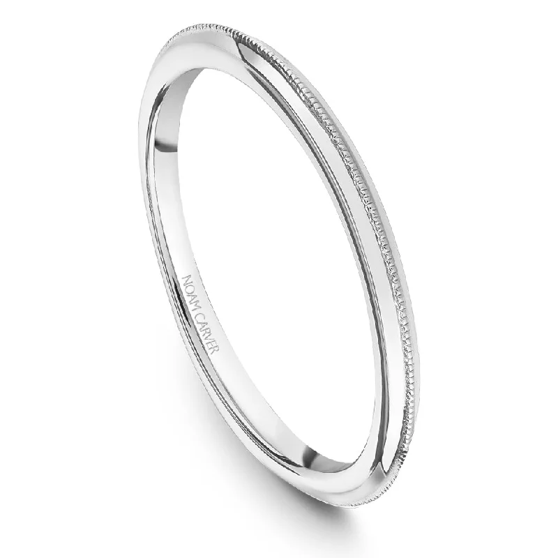 Flash Sale On Exquisite Jewelry – Don't Miss Out Noam Carver Solitaire Wedding Band B247-01B