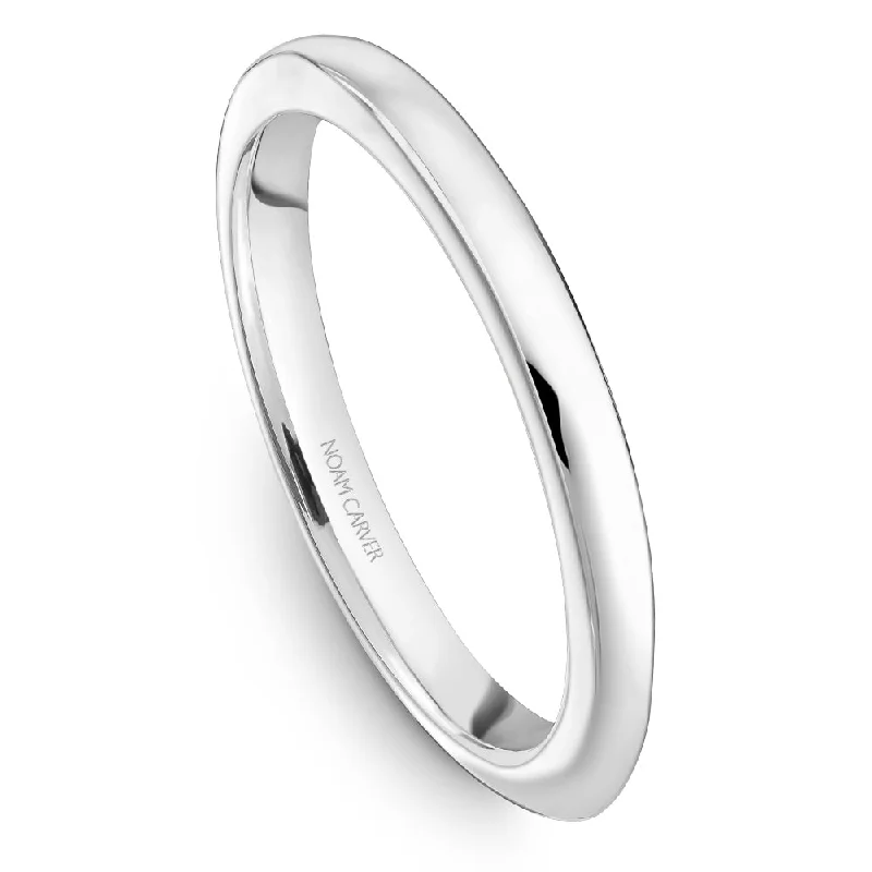 Seasonal Jewelry Sale – Upgrade Your Style Today Noam Carver Solitaire Wedding Band B373-01B