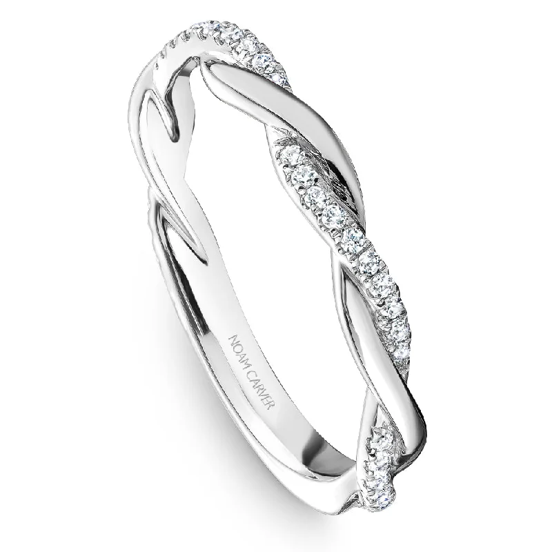 Personalized Jewelry Sale – Unique Pieces At Great Prices Noam Carver Twisted Diamond Wedding Band R053-01B