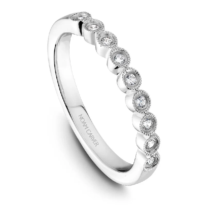 Seasonal Jewelry Deals – Elevate Your Style Noam Carver Vintage Inspired Micropavé Diamond Wedding Band B068-01B