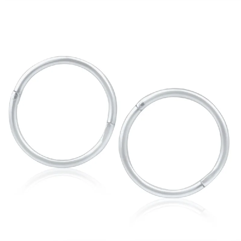 Unique Jewelry For Less – Shop The Sale Now Sterling Silver Plain 10mm Sleeper Earrings