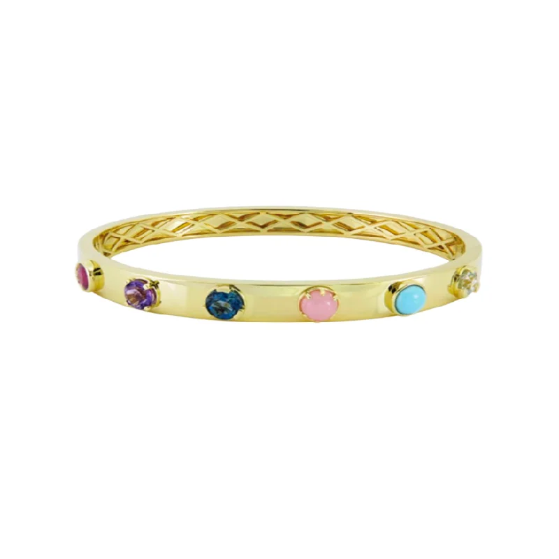 Elegant Jewelry Styles At Budget-Friendly Prices The Lego Collection Round Multi Gemstone Bracelet