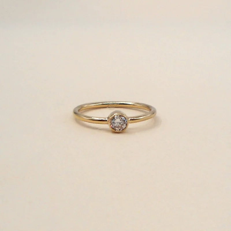 Shop Jewelry That Shines Without The High Price XL Gold Filled CZ Stacking Ring Wholesale