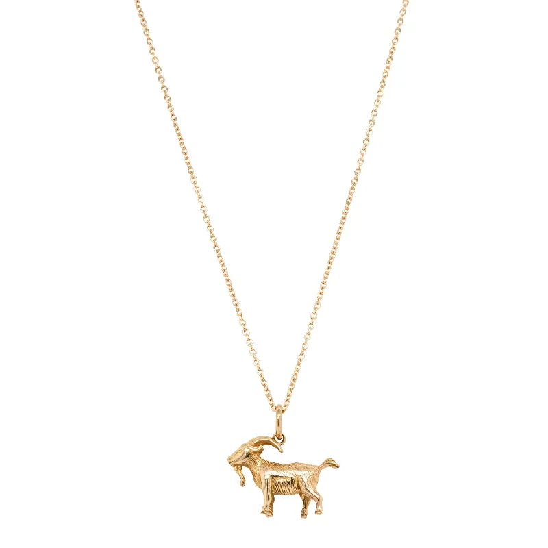 Jewelry Clearance Sale – Final Reductions Deja Vu 9ct Yellow Gold Goat Necklace