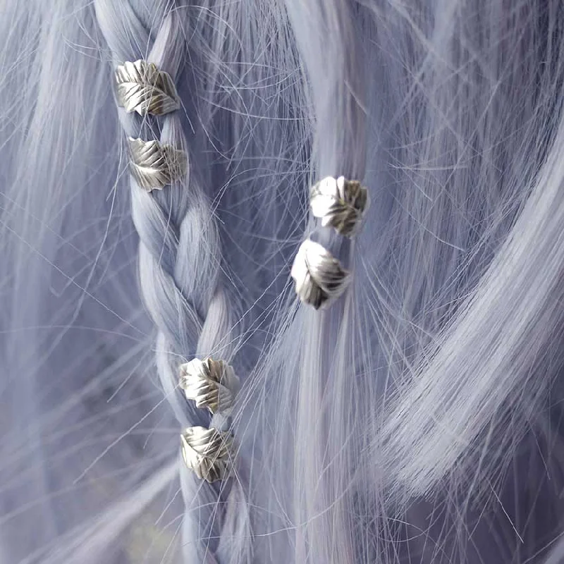 Huge Savings On Timeless Jewelry Collections ELVIN. Silver Leaf Hair Twists