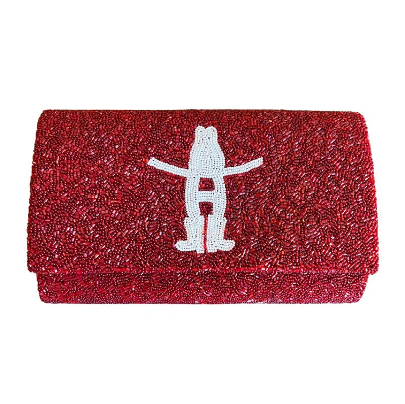 Affordable Glamour – Premium Jewelry At Special Prices Houston Rodeo Logo Fully Beaded Clutch